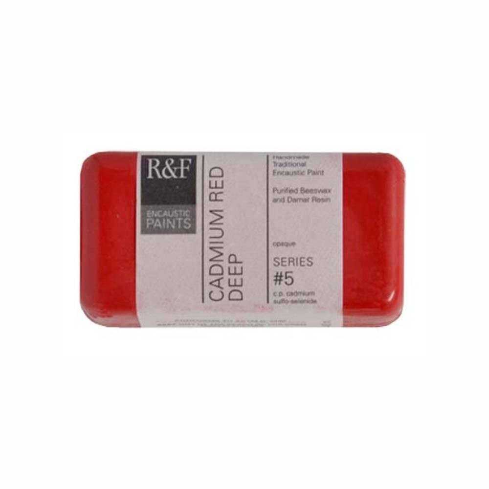 R&F Encaustic 40Ml Cadmium Red Deep