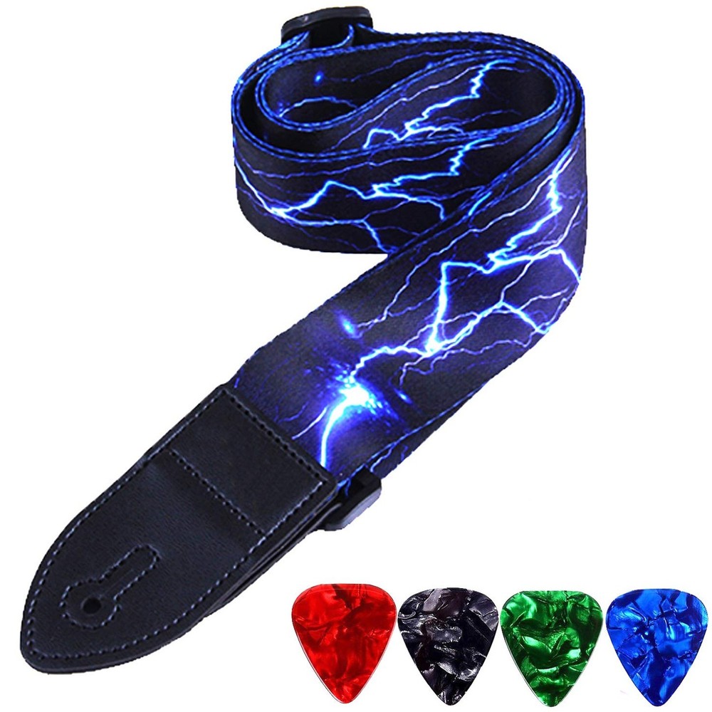 WOGOD Guitar Strap Guitar Strap-blue Light