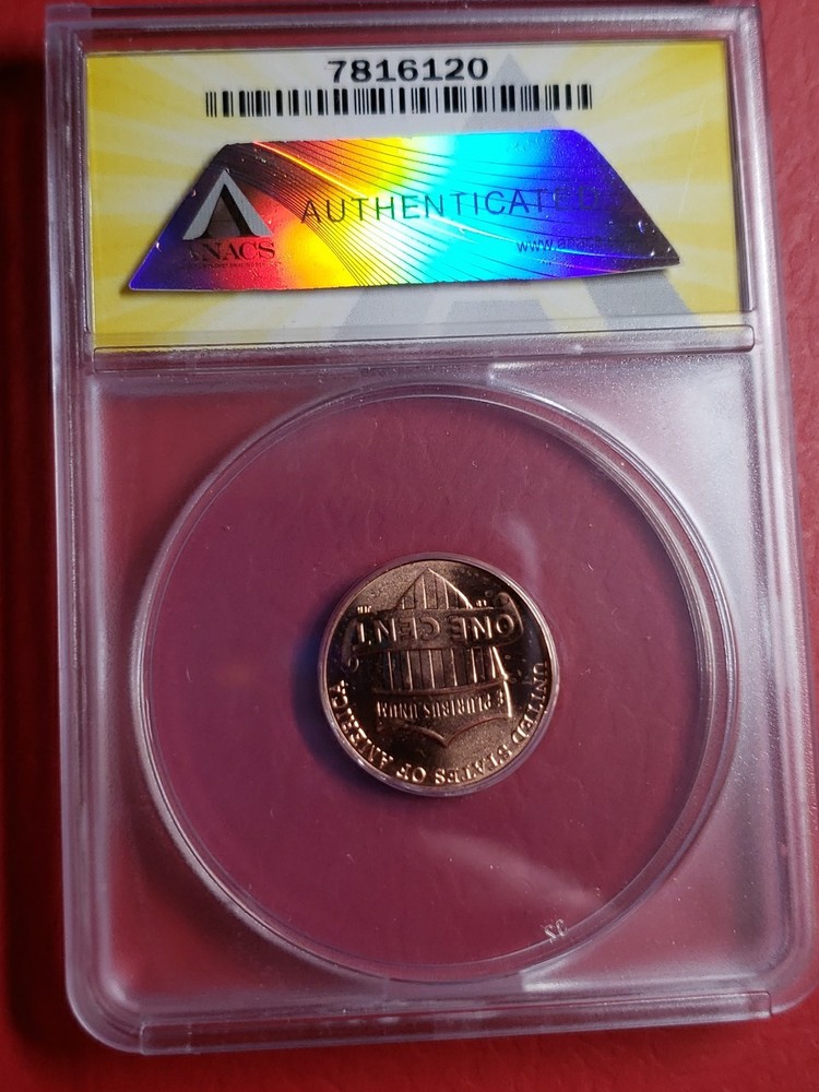 2025 D Lincoln Shield Cent ANACS MS65 Red