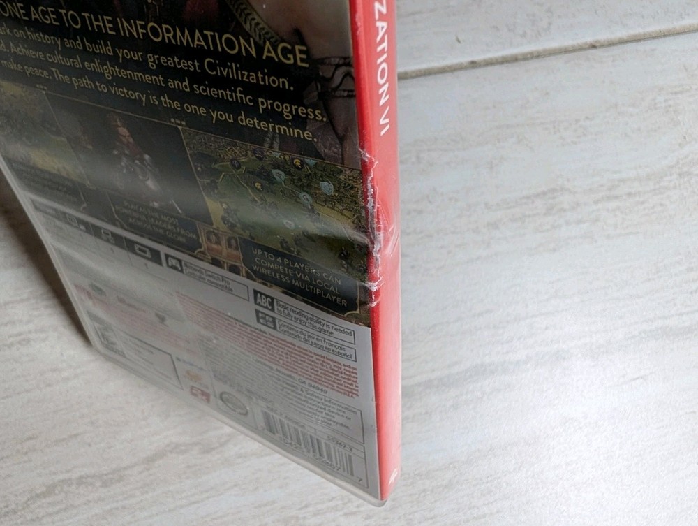 NO GAME Sid Meier's Civilization VI Nintendo Switch Case