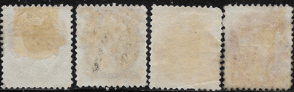1898 CANADA Sc#75,76,77,78 USED VF