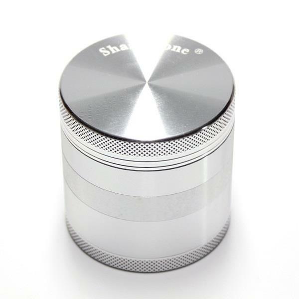 Sharpstone 5 Piece Hard Top Herb / Tobacco SILVER Grinder 2.25" AUTHENTIC
