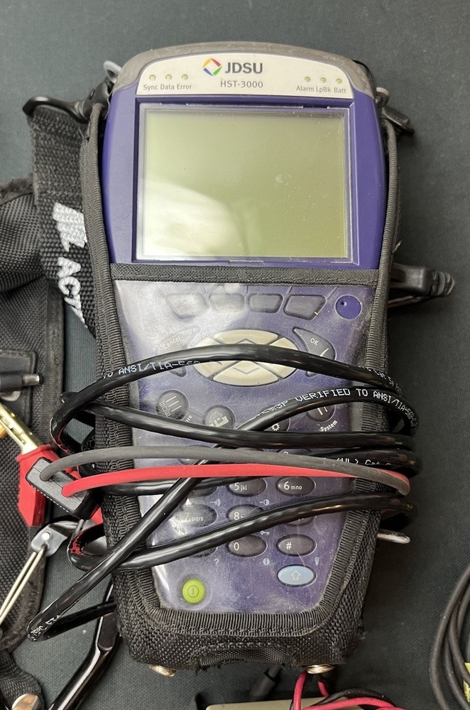 JDSU HST-3000C Handheld Services Tester + Accessories And Case
