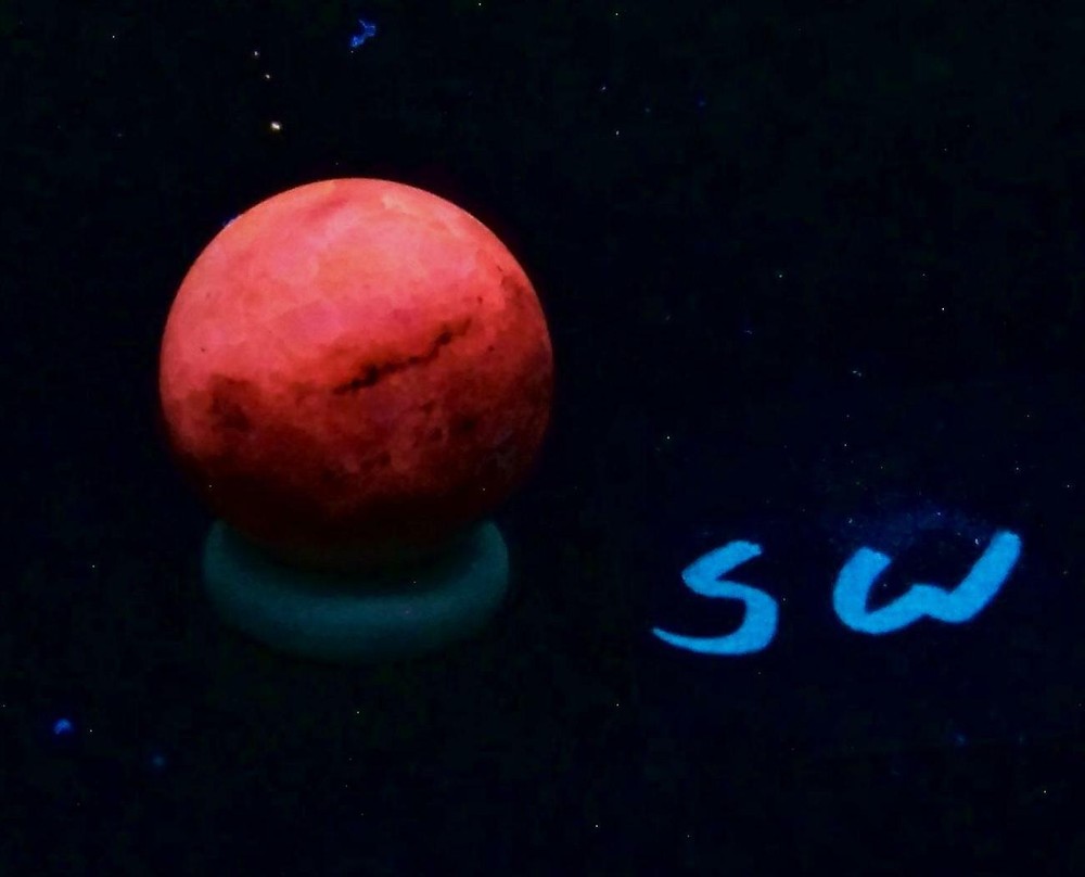 Fluorescent CA Calcite 25mm Collection Sphere 5130