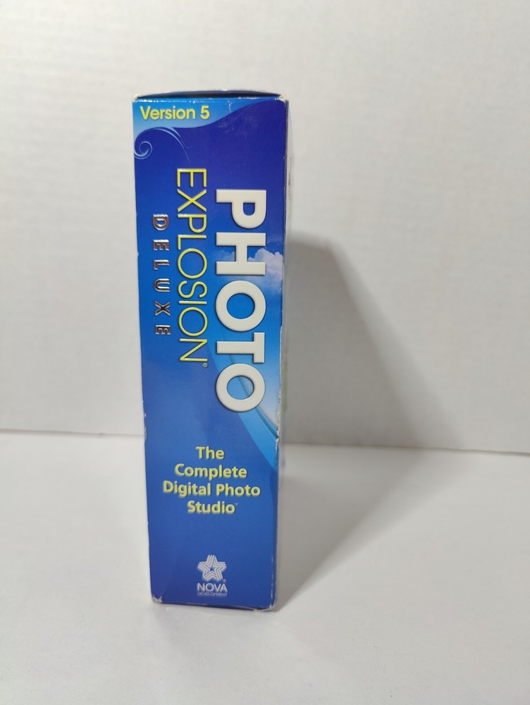 Photo Explosion Deluxe V2 Windows XP Digital Photo Editing PC Software NEW