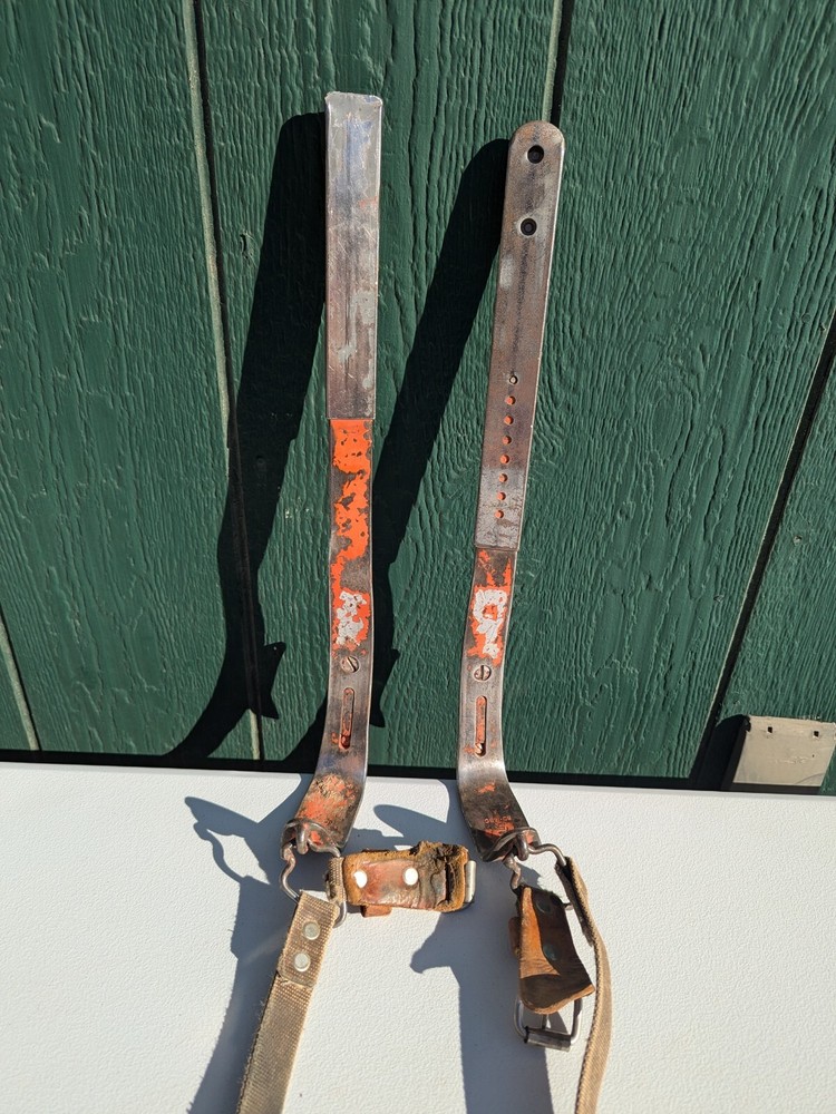 Bashlin BD-16BC Lineman Twisted Shank Pole Climbing Spike Gaffs (Left & Right) 3