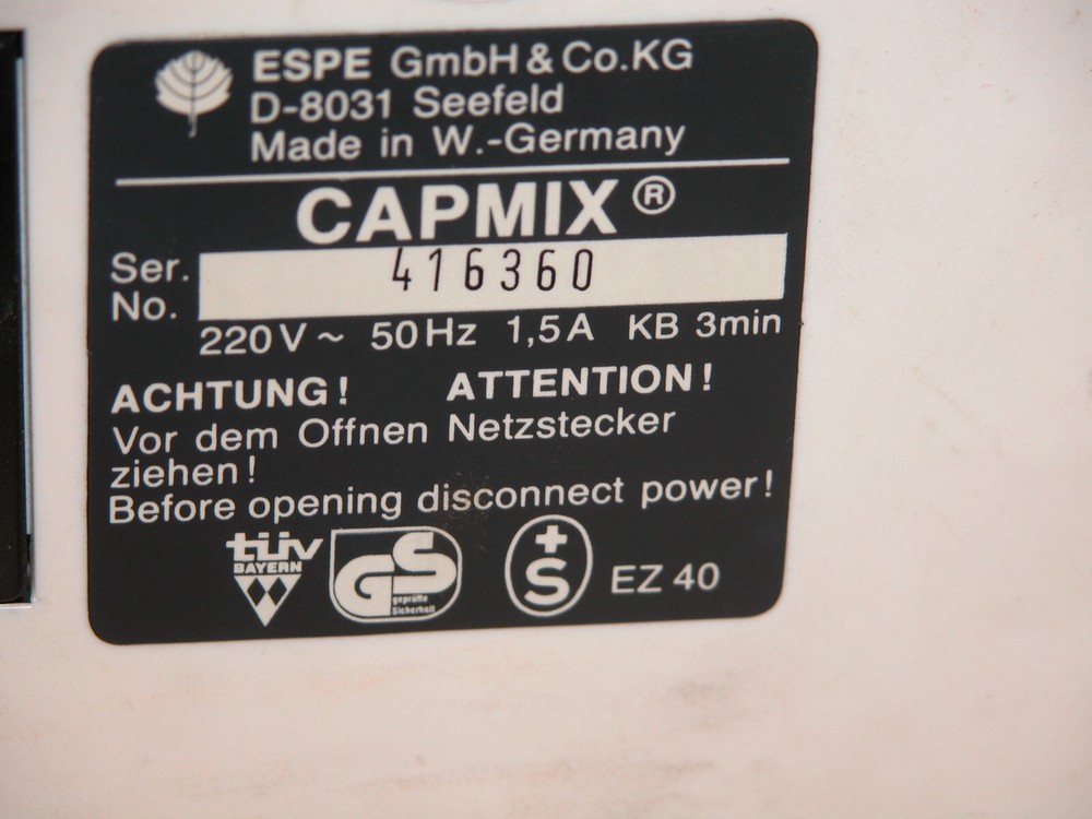 CapMix ESPE - capsule mixing device - 220V