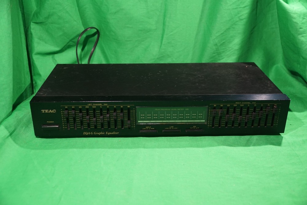 TEAC EQA-6 EQ Graphic Equalizer LED Lighted 10 Band