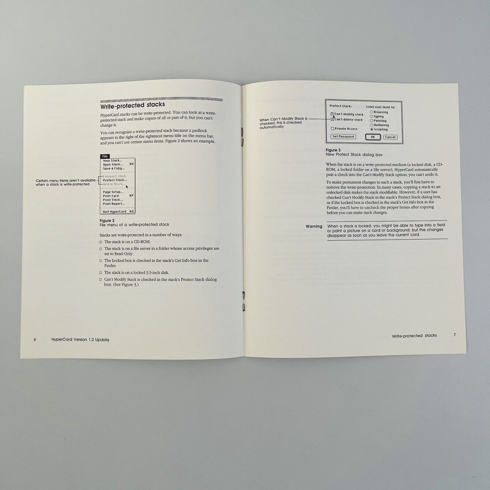 Apple Macintosh HyperCard User's Guide Manual VTG 1988 ...