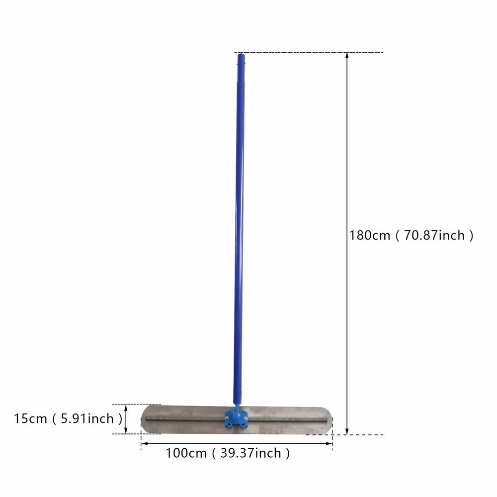 Concrete Float Bull Float Concrete Tool Trowel Float 3 Handles 180CM & Connector