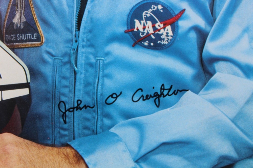 Astronaut Autograph - Space - Shuttle NASA - JOHN O. CREIGHTON - Signed