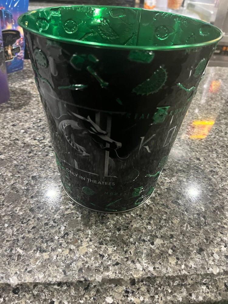 mortal kombat 2 popcorn tin