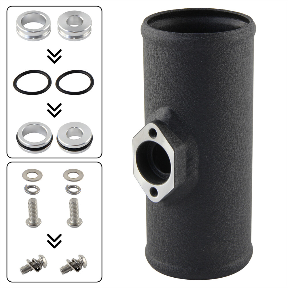 For Jetta Golf Beetle A4 MK4 1.8T Map Sensor Flange Black 2.5" Flange Adapter