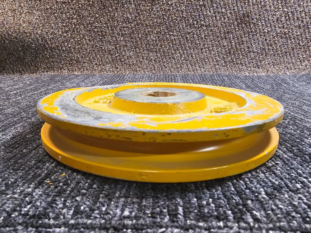Spitz 10 HD Cable Pulley, Brass Bushing, Yellow