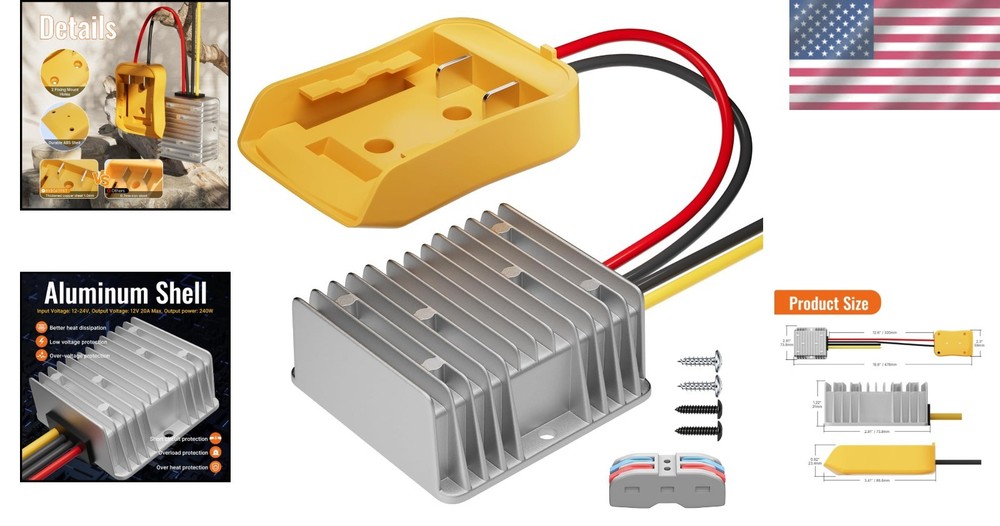 Versatile Step Down Converter: 20V to 12V with Multiple Protection Features