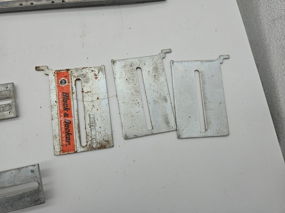 Black and Decker Hinge Butt Template Set. Doors, cabinets, Full sized set