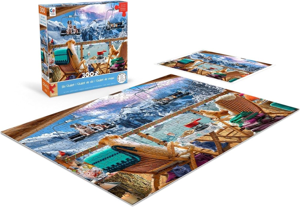 - Ski Chalet - 300 Piece Jigsaw Puzzle