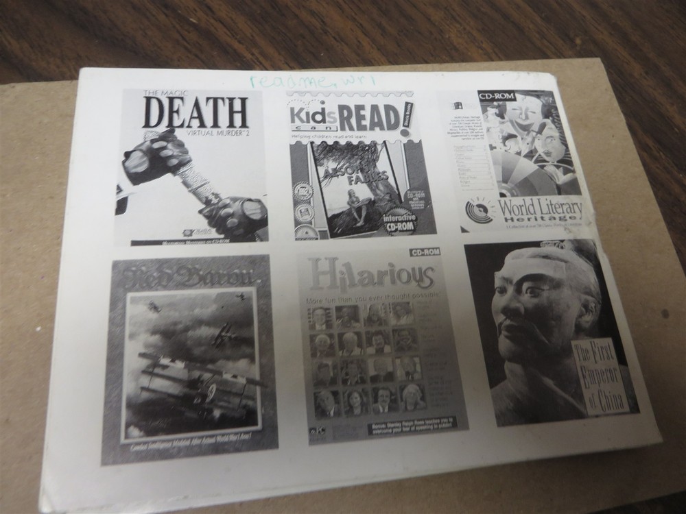 CD ROM VINTAGE 1990's SOFTWARE MANUAL OPTIMUM DISCIS