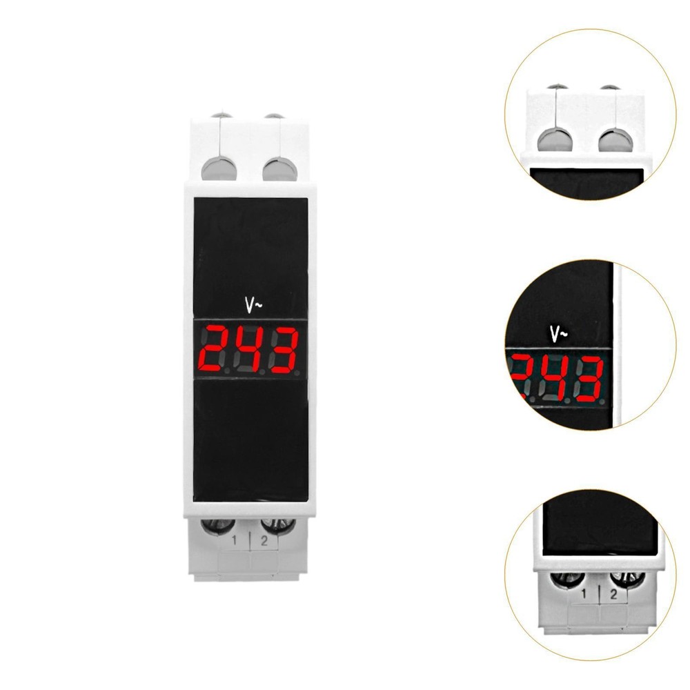 Din Rail Digital Display Voltmeter Single Phase Voltage