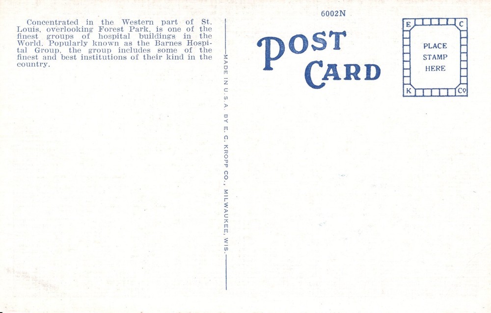 BARNES HOSPITAL GROUP, ST. LOUIS, MO - PC1638