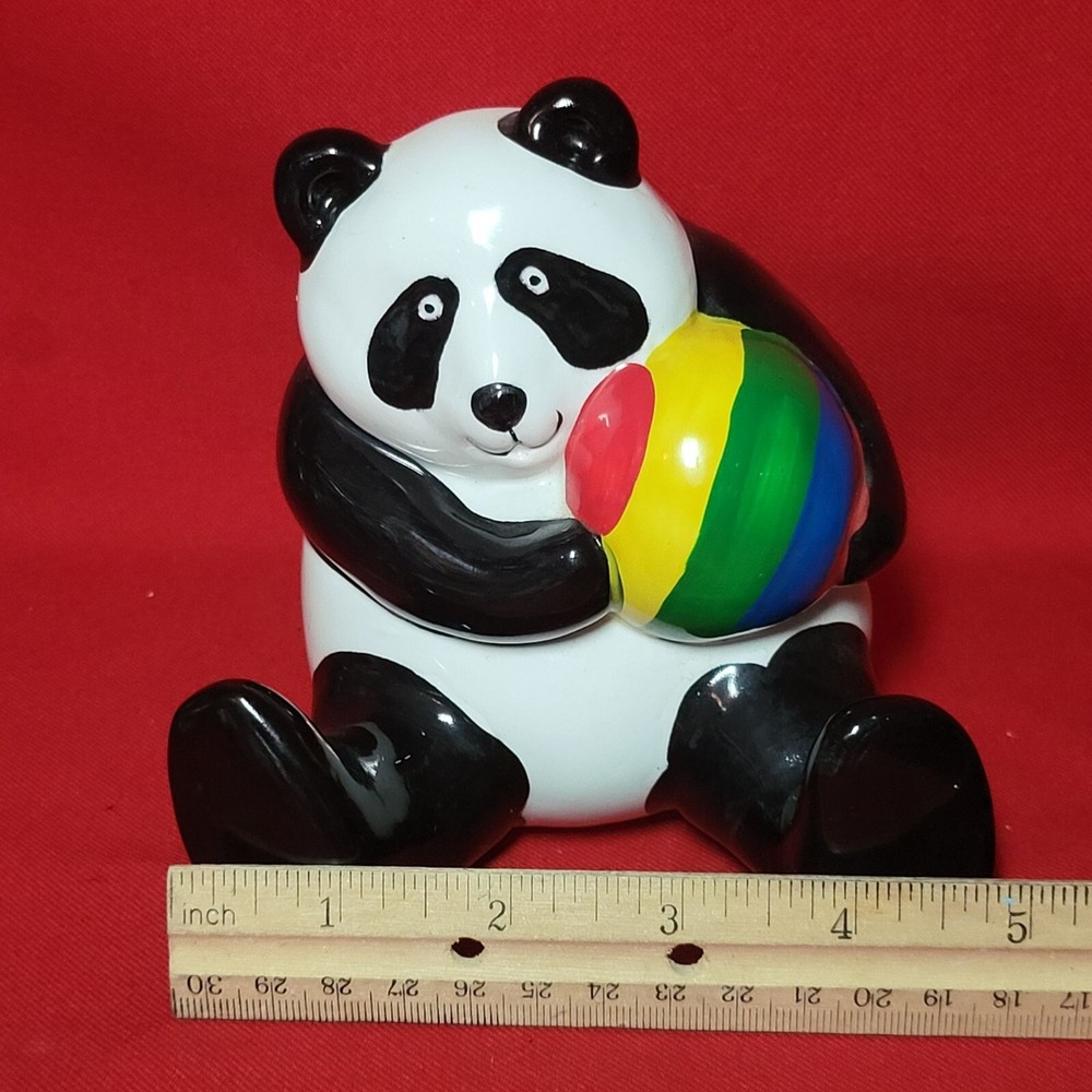 Vintage Omnibus Panda Wall Hanging Decor 1983
