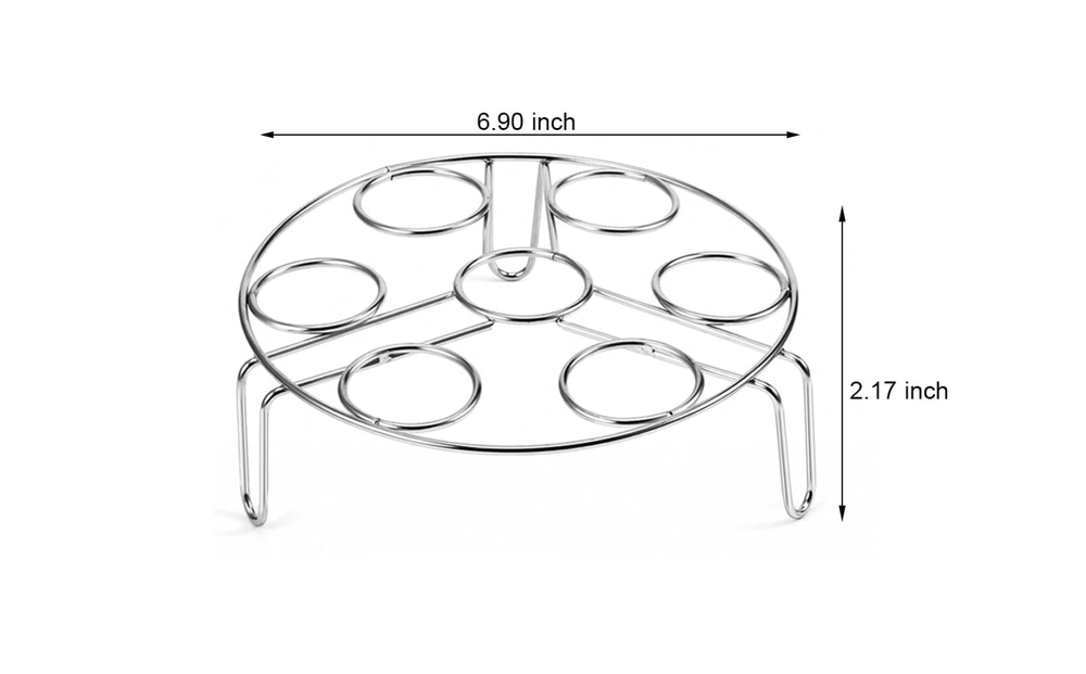 Egg Rack Steamer for Instant Pot 5 6 8qt Pressure Cook - 2 Pack
