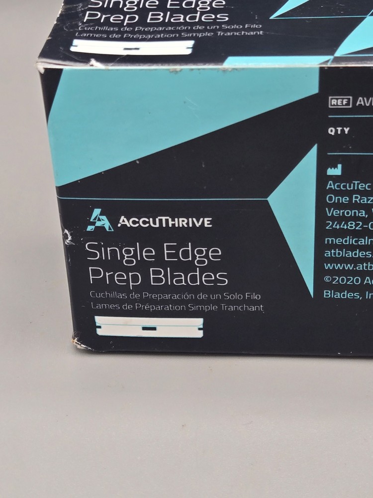 Accuthrive "Medical Prep" Double Edge Blades