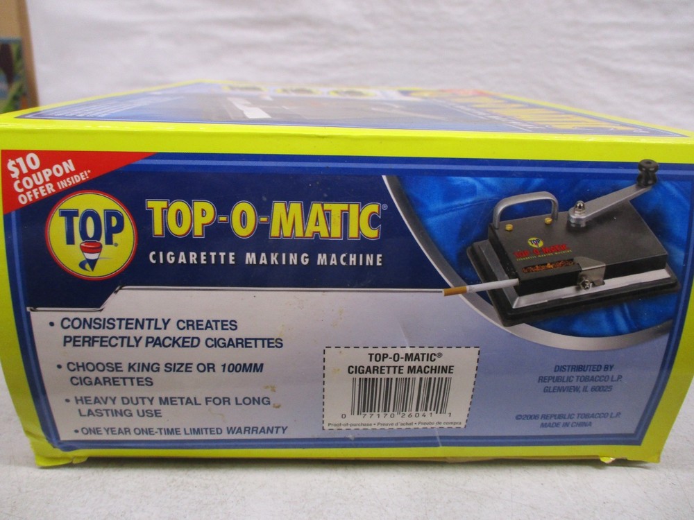 Top-o-Matic Cigarette Making Machine