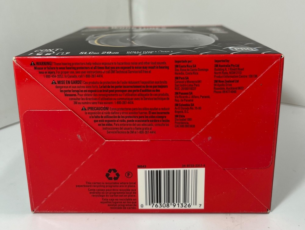 3M Pro Worktunes Wireless Hearing Protector Bluetooth - 90543 - NEW in Box