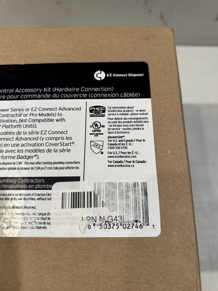 InSinkErator Cover Control Accessory Uncorded - 79761-ISE