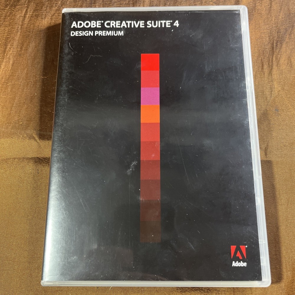 Adobe Creative Suite 4 CS4 Design Premium Windows PC Full Retail DVD No Serial #