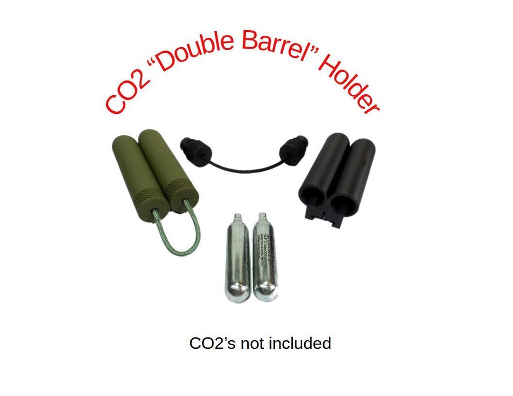 CO2 "Double Barrel" Holder