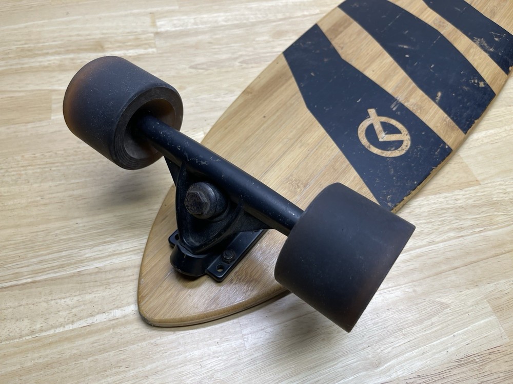 40" Quest Bamboo Longboard Skateboard Complete