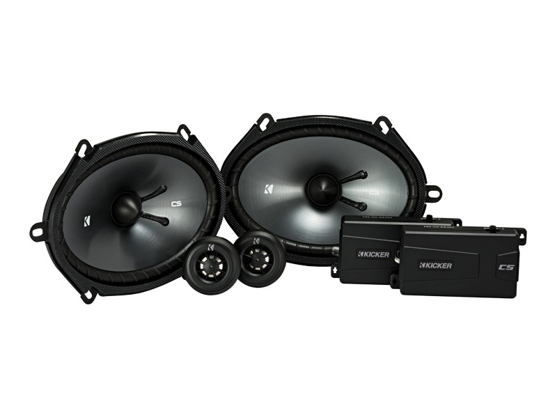 Kicker CSS68 6x8 Inch SYSTEM WITH .75 Inch 20mm TWEETER Bundle