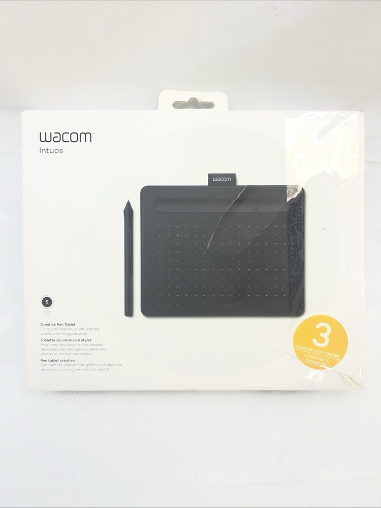 Wacom Intuos CTL4100WL/K0-AA Creative Pen Digital Drawing Graphics Tablet