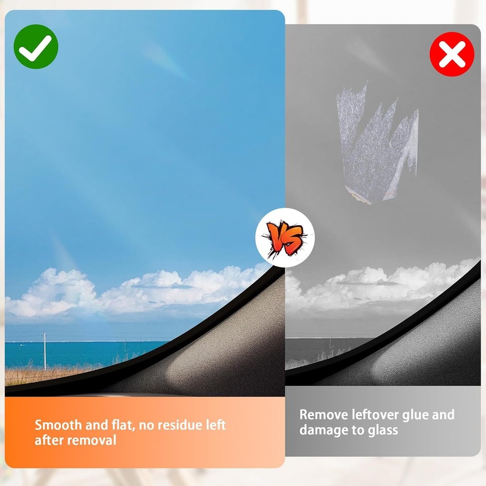 3 Pcs Electrostatic Sticker Mounting Dash Cam 6 Pcs Double-Sided Sticker for Win