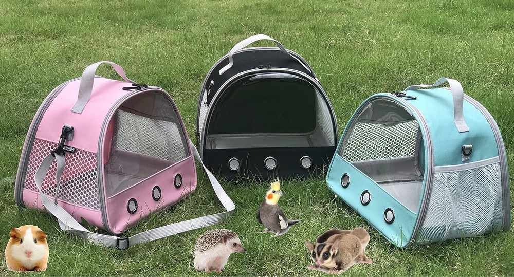 Guinea Pig Carrier Backpack, Clear Bubble Window Backpack for Guinea Pig, Bunny