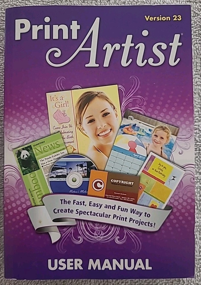 Print Artist Platinum Edition Version 23 Software Windows 7, XP, Vista NOVA Dev