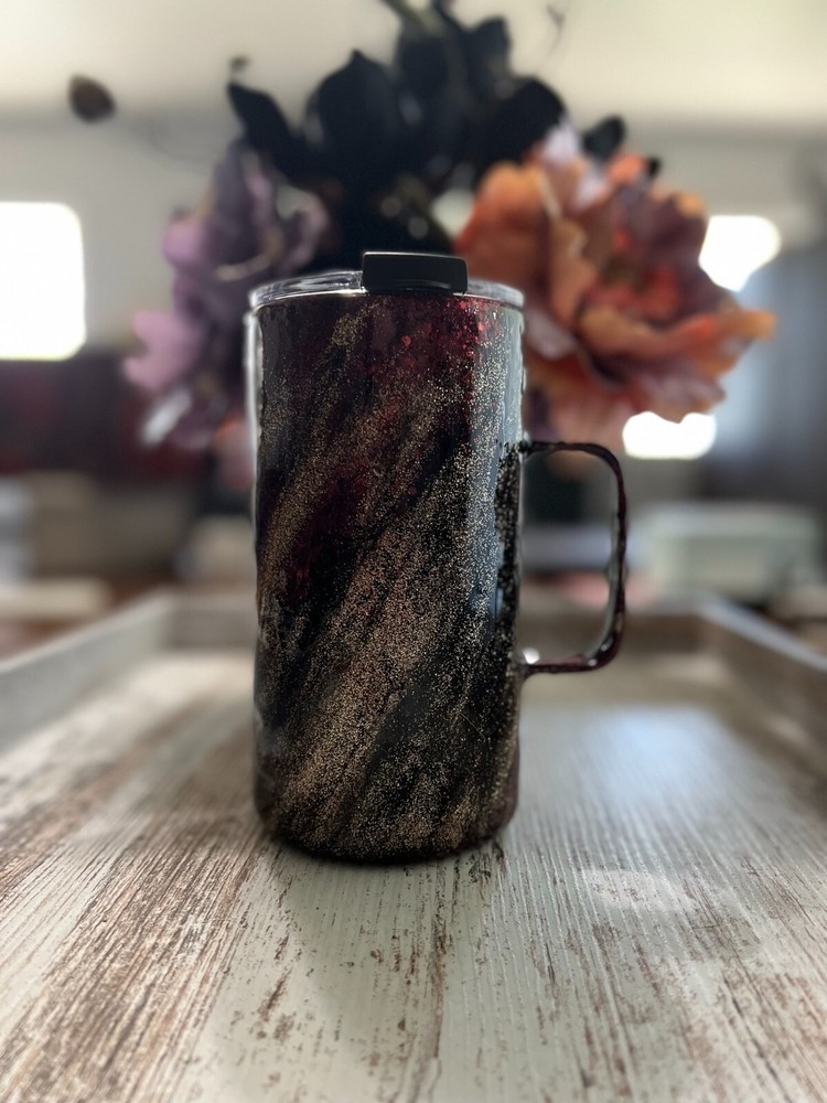 20oz Fall theme Handled Tumbler