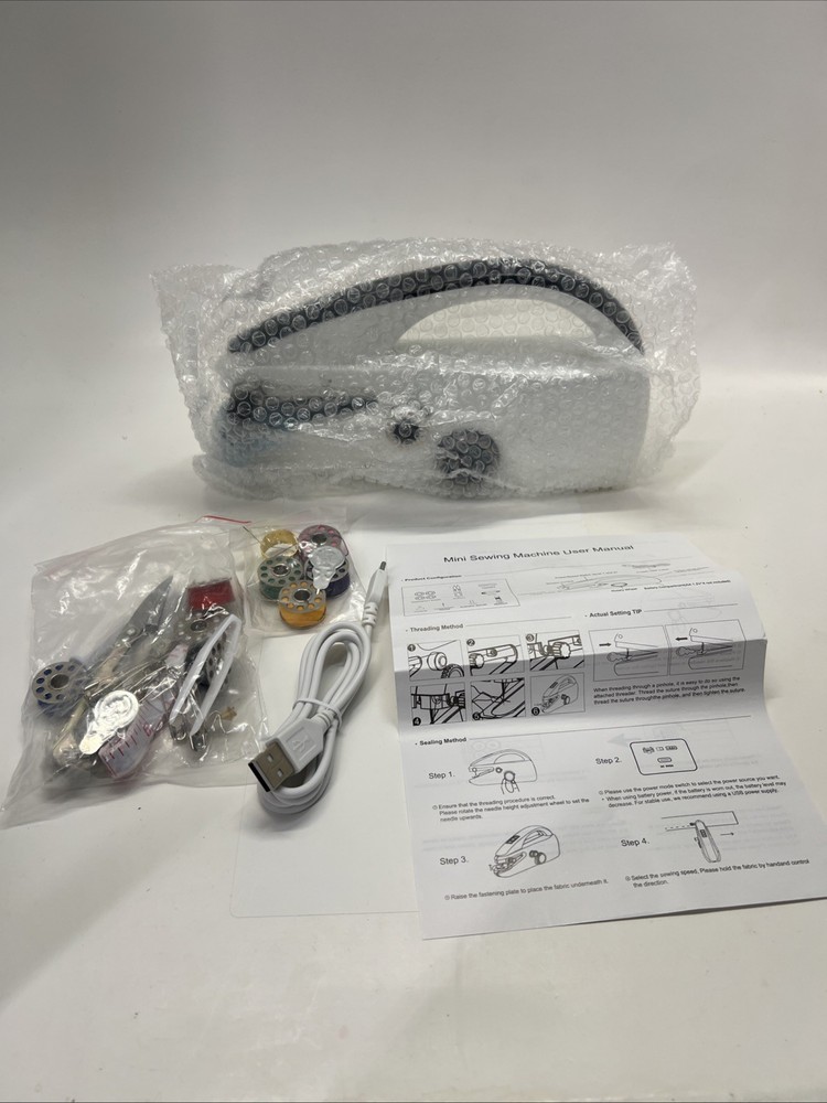 Handheld Sewing Machine for Beginners: Easy to Use Dual Speed Portable Mini