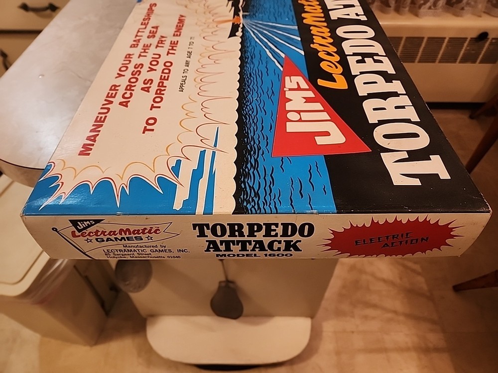 JIM'S LECTRAMATIC TORPEDO ATTACK MODEL 1600 C. 1970 complete