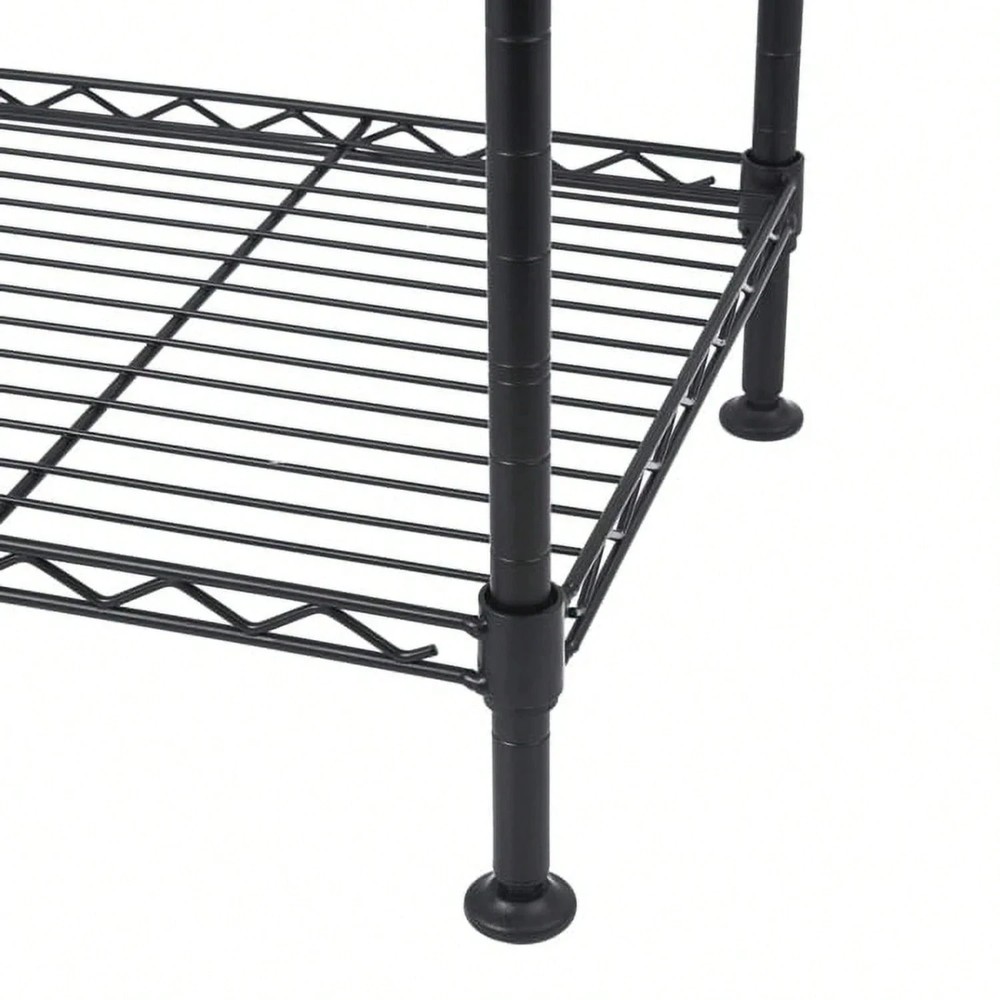 4-Tier Adjustable Steel Storage Rack