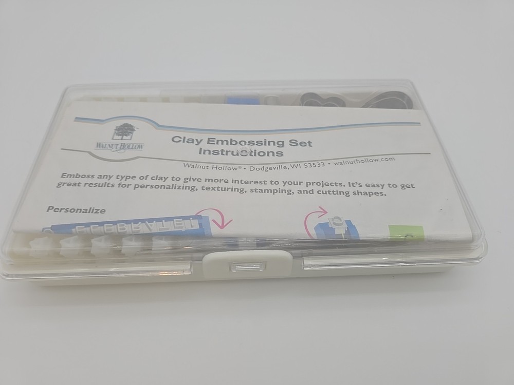 Walnut Hollow Clay Embossing Set -