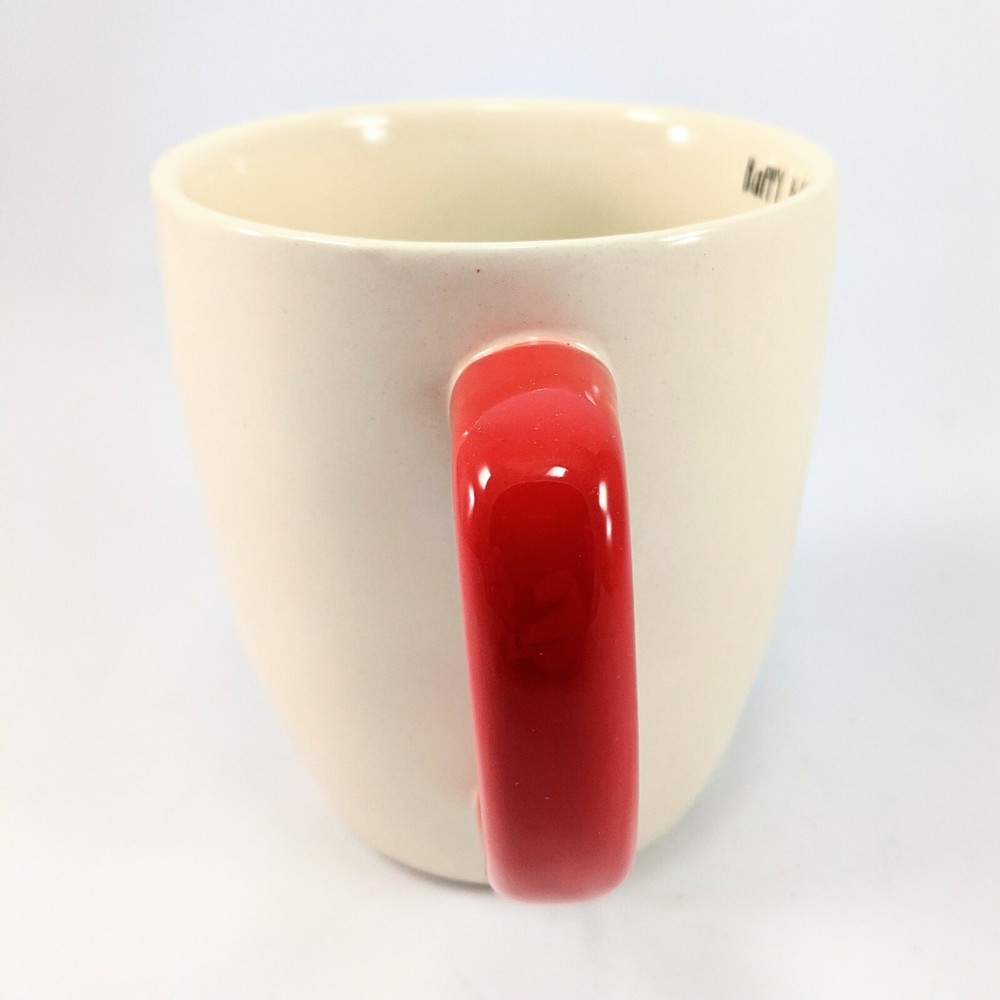 Rae Dunn Magenta HAPPY HOLIDAYS Mug Christmas Nutcracker Red Handle