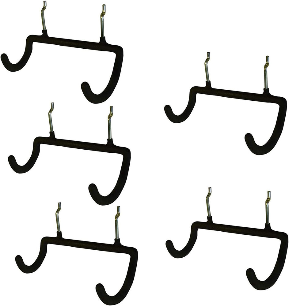 5PCS Pegboard Drill Holder Pegboard Double Hooks Drill Hook for Drill,Accesso...