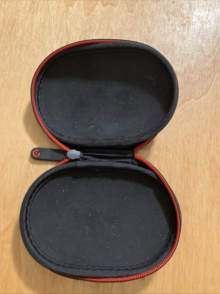 Beats by Dre Earbud Zip CASE ONLY - Black/Red
