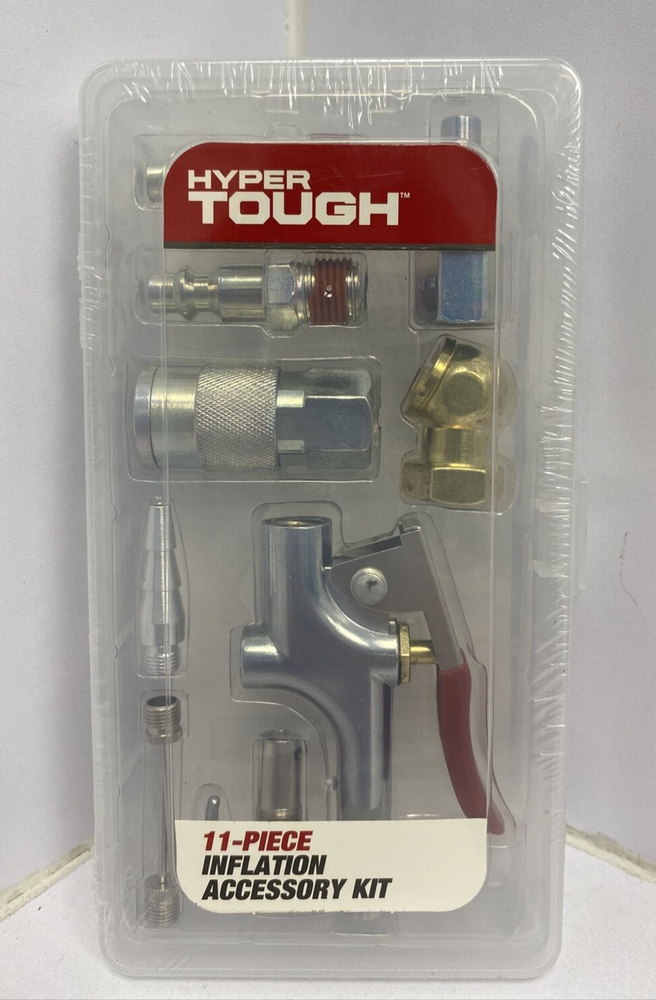 Hyper Tough 11 Piece Inflation Accessory Kit HT11PCAAK