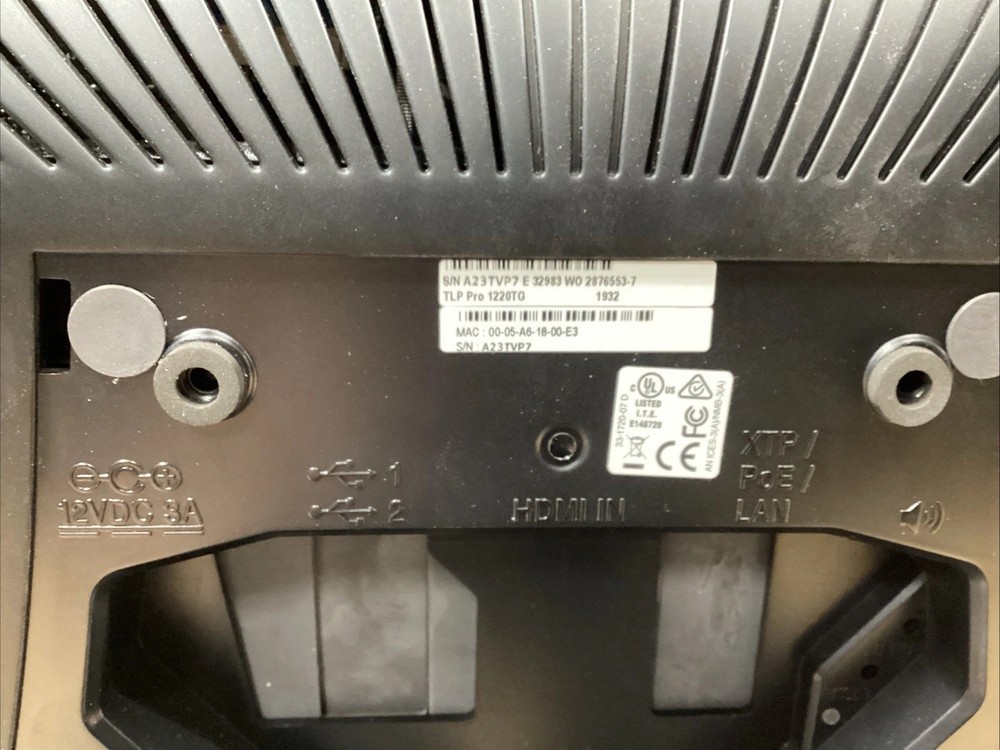 Extron System TLP Pro 1220TG