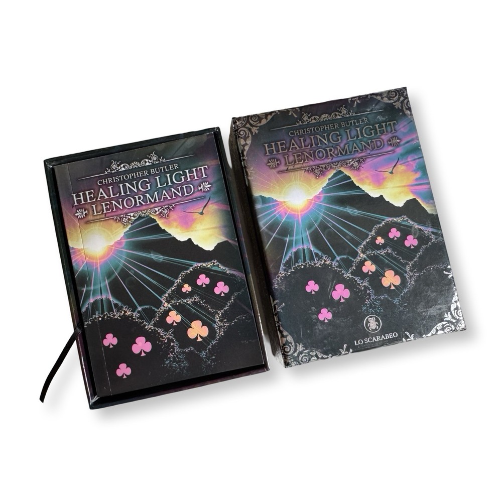 Healing Light Lenormand Deck by Christopher Butler – 38 Card Set & Guidebook