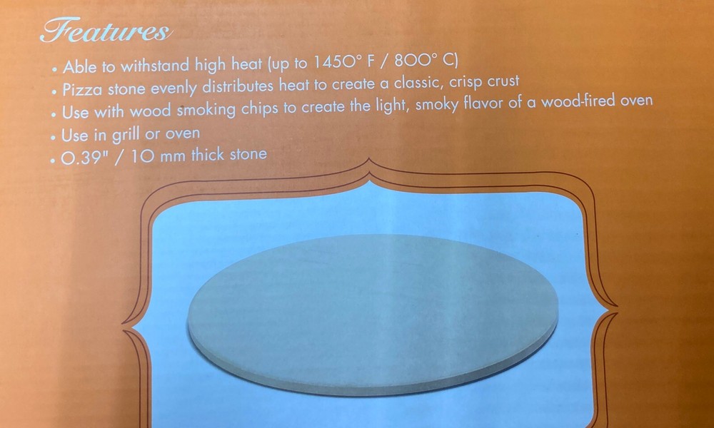 13 Inch Round Pizza Grill Stone 13”